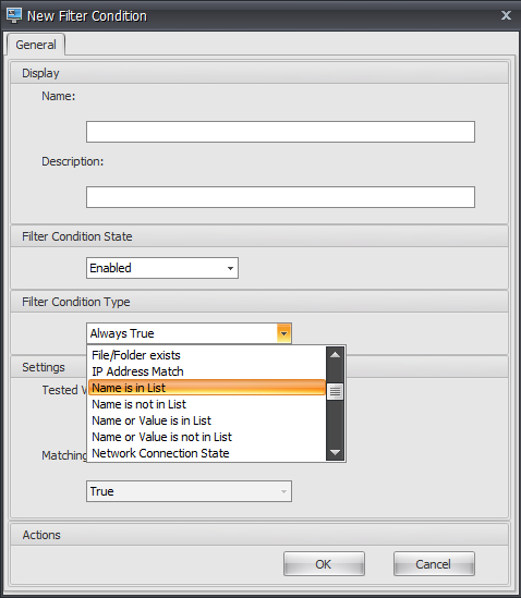 Copy Value Html Example WEM Integrity Condition List Manager | Workspace Environment Management ...
