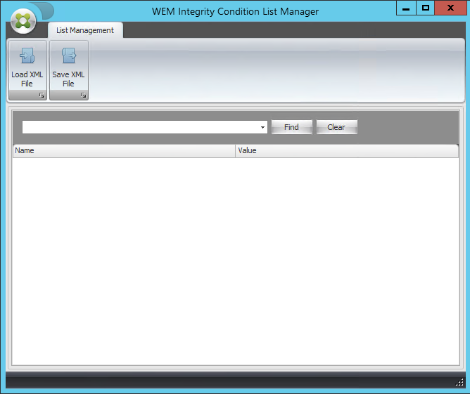 Copy Value Html Example WEM Integrity Condition List Manager | Workspace Environment Management ...